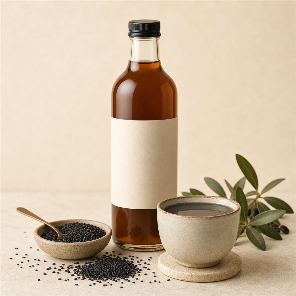 黑芝麻谷物饮产品图